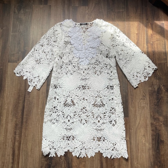 Ungaro Hannah Sequined Lace Shift Dress